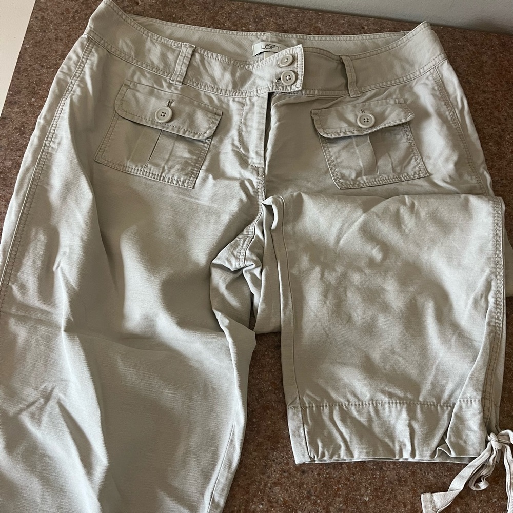 Casual Light Gray Cargo Pants